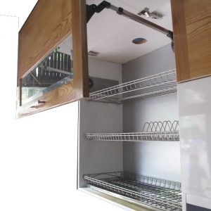 Giá để bát đĩa 3 tầng có khay đựng nước